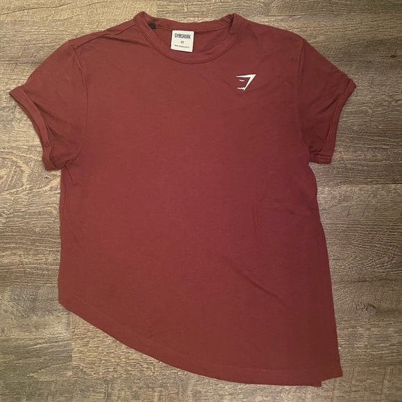 ❌SOLD❌ Gymshark XS Asymmetrical Side Tie Tee - Picture 3 of 3